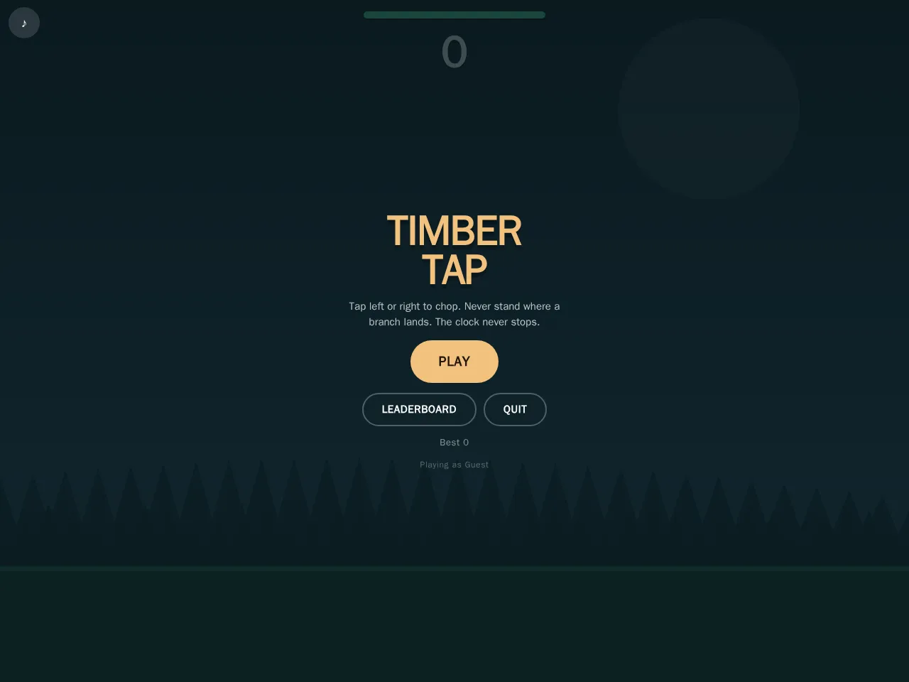 Screenshot of Timber Tap